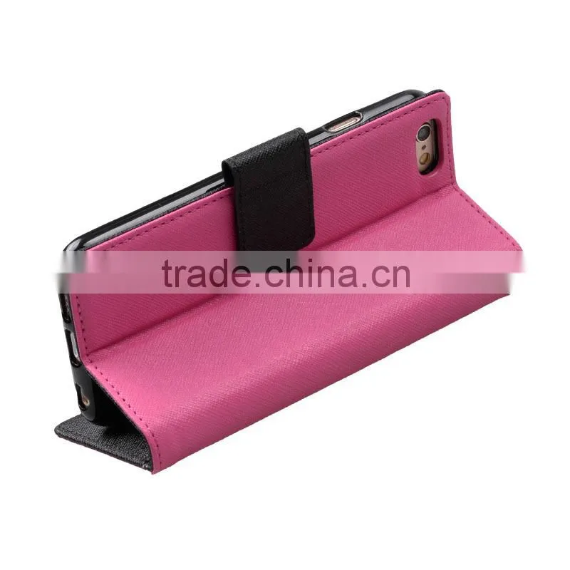 Mobile phone bag card holder case book wallet case for One Plus cases Kooso Korean Koo Book PU leather case for One Plus One
