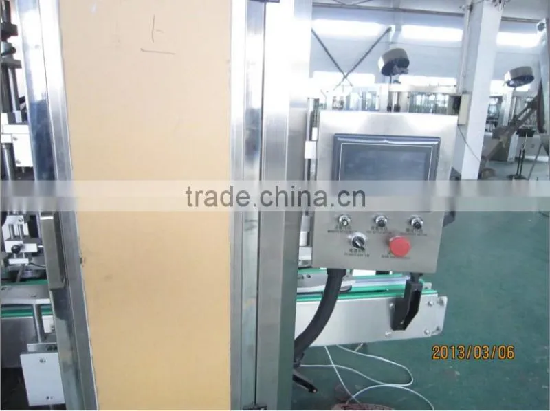 PVC Label shrinking machine for bottle body and cap