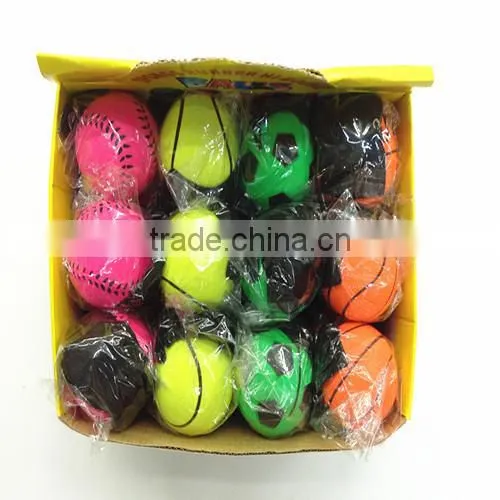 6.3CM Rubber tennis ball with elastic string