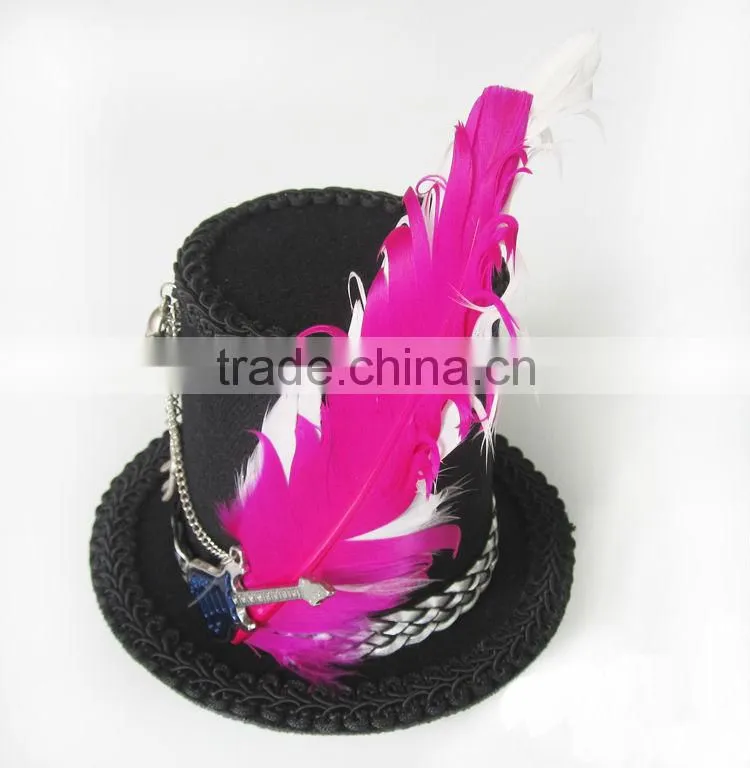 MYLOVE halloween costume feather hat wholesale MLGM054