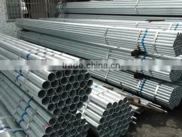 Q235 BS 1387 Galvanized steel carbon pipe seamless