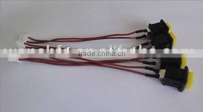 DS-010 Push Button Switch with wire and symbole logo