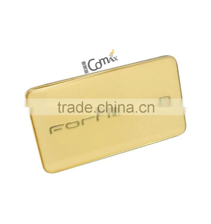 Custom engraved handbag metal logo design