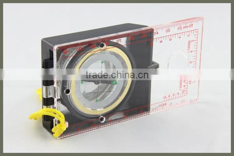DC45-6A New style military folding ruler map compass with rope