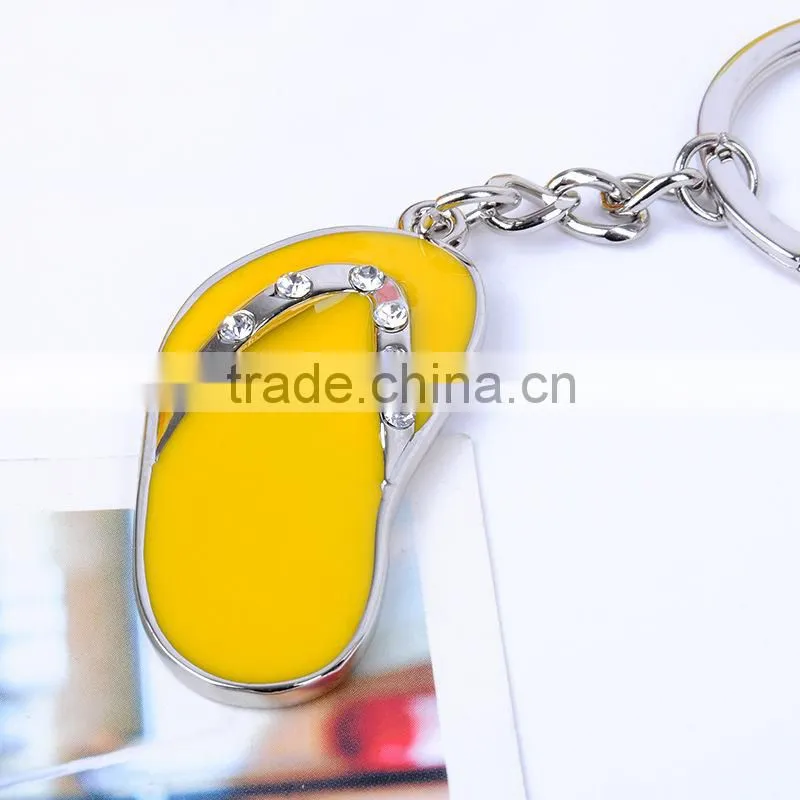 Wholesale mini cap keychain, high-heeled shoes keychain, fashion alloy cap keychain as gift