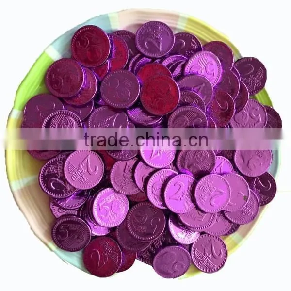 halal dark compound EURO golden coin chocolate