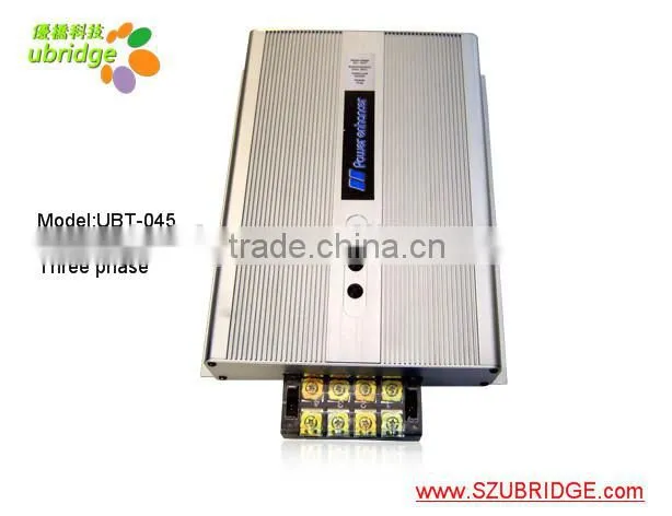 Three phase power saver electric power saver for small industry place
