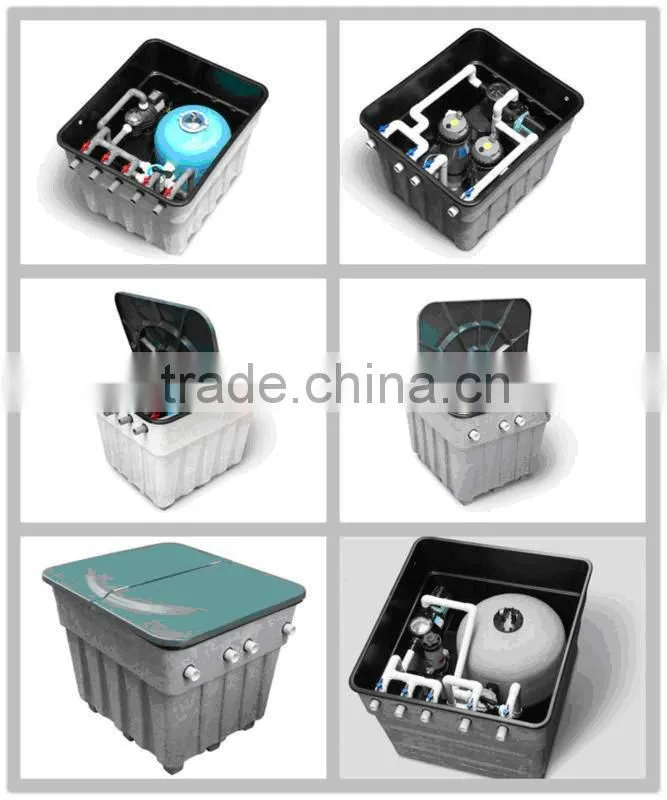 High Filtration Accuracy Integrative Swimming Pool Sand Cap Filter PK8011