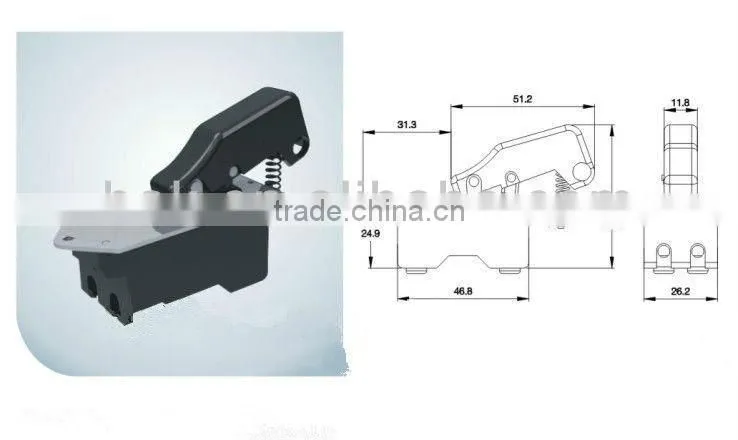 Electric power tool parts Switch for Bosch 355 cutter trigger switch