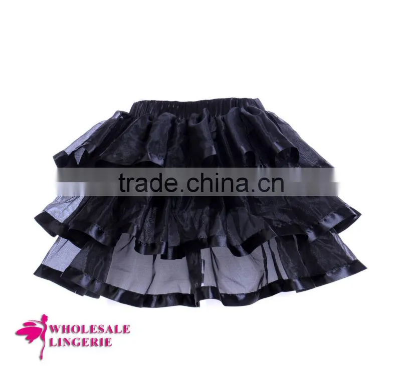 Factory Price Sexy Short Black Petticoat