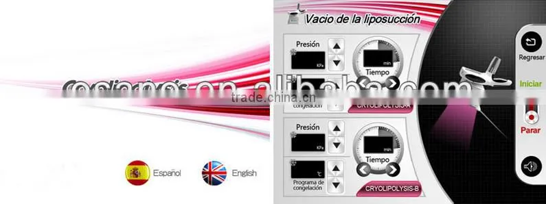 2016 Beauty machine for criolipolisi 5 head cryo