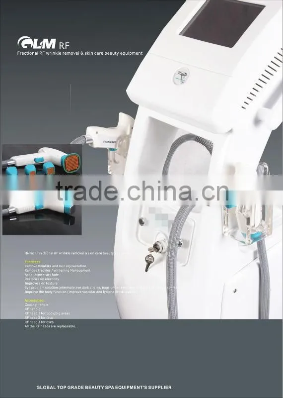 2016 F-018 Promotion Professional micro needle fractional rf system with cooling