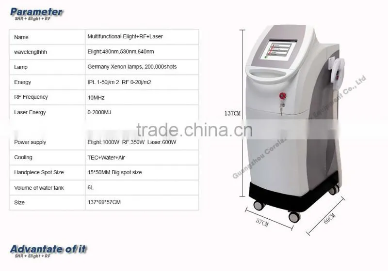 tattoo removal machine/skin rejuvenation