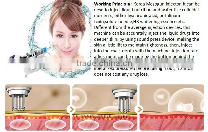 Merry christmas biggest discount! Wholesale skin beauty mesotherapy injector Gun from Korea