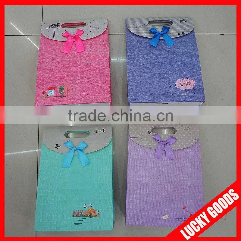 2013 natural recycle custom printed paper bags