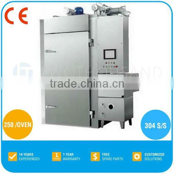 Stainless Steel Meat Smoke House - Digital Control Panel - 250 KG per Oven, 6.12 KW, 304 S/S, CE Approved, TT-S202A