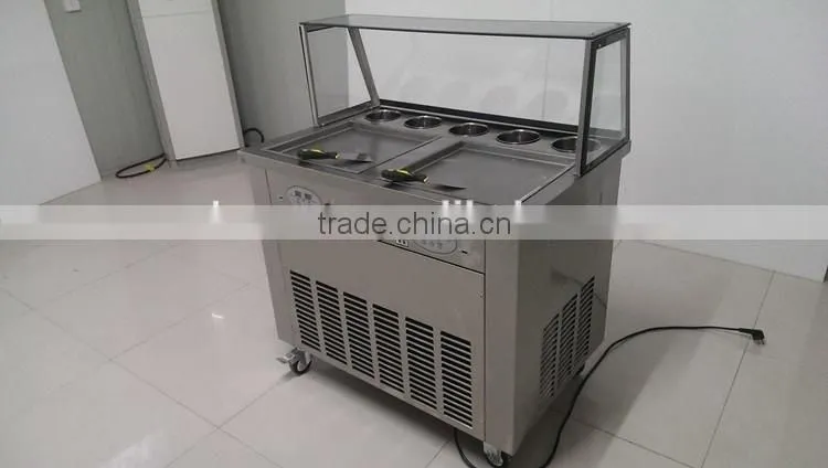factory supply fried ice cream machine, ice cream fried machine, commercial fried ice cream machine
