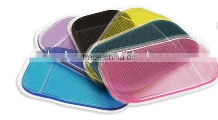 Pu Gel Sticky Pad Phone Holder For Car