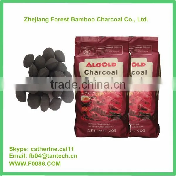 Environment friendly bamboo charcoal for barbecue