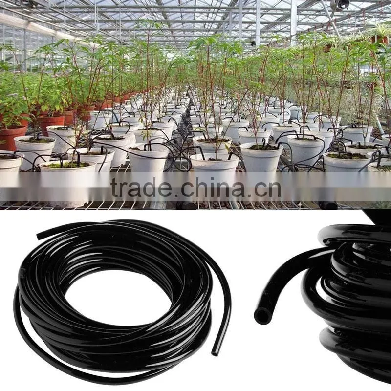 Drip irrigation 1/4" Size Black Watering Hose Tubing