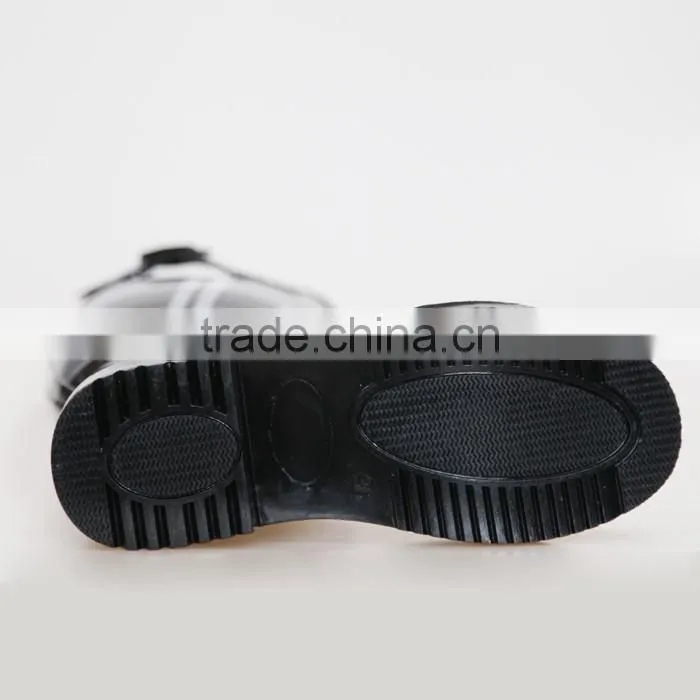 Womens Anti-slip Plaid Rubber Rain Boots