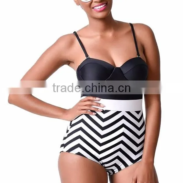 Hot products swim wear wholesale high waist swim suit