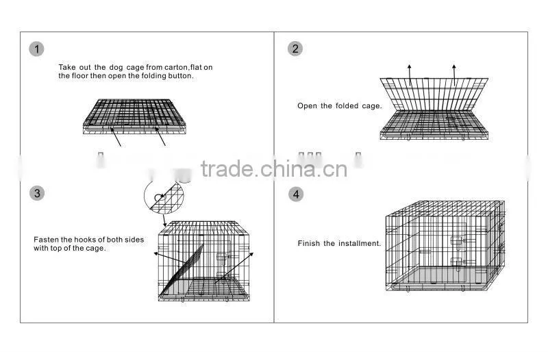 China Metal dog cages Wrought Iron cages wholesale