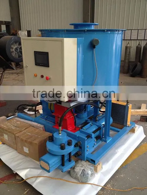 oil palm fibers hydraulic brick making machine 7.5kw exported to Russia