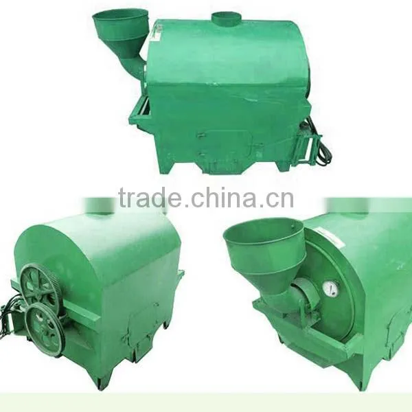 firewood heating drum-type peanut roaster