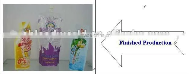 automatic soybean milk stand-up pouch filler screw capper