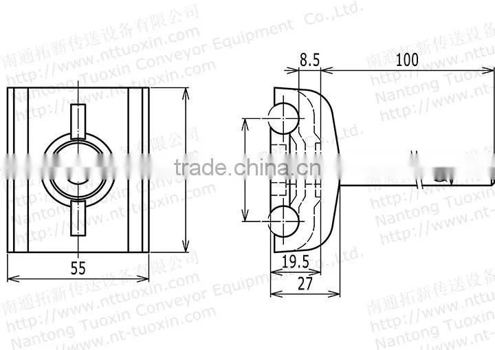 TX-112 Connecting Clamps C-Double Clamp
