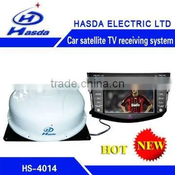 Boat using mobile tv satellite antenna ,new design~