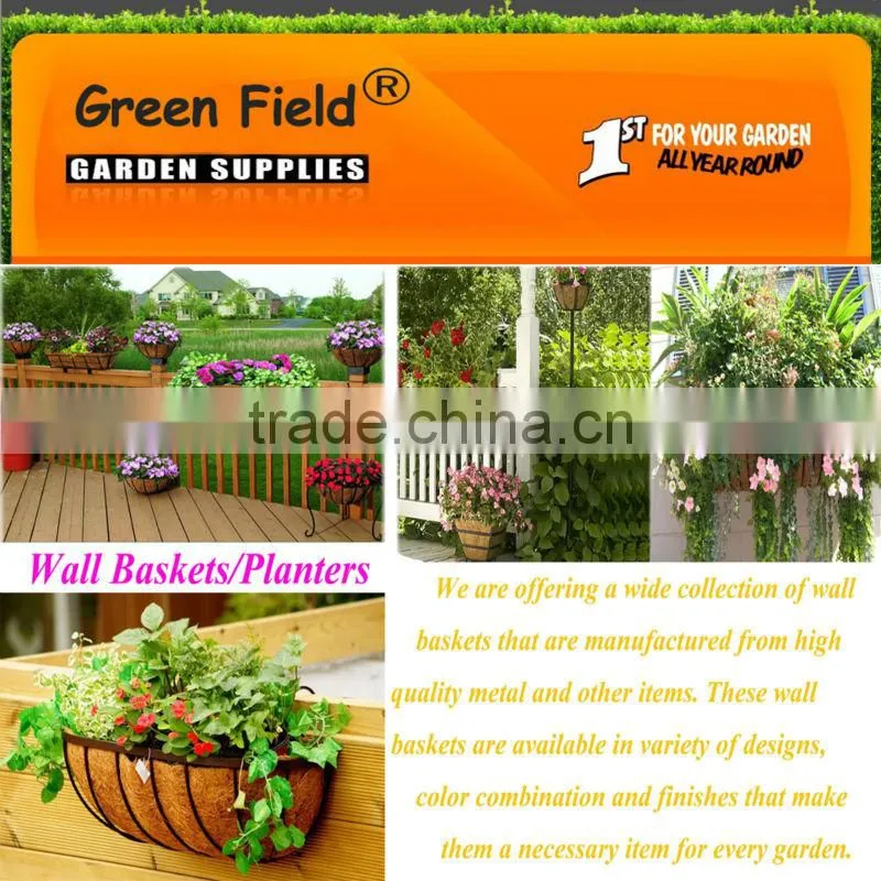 Metal Garden Decoration Wall Planter for Garden Flowerpots