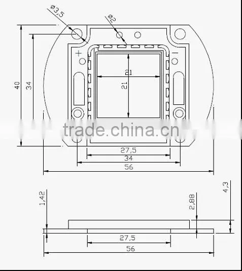 Vanq 1w 50w 100w 200w full spectrum of led for plants