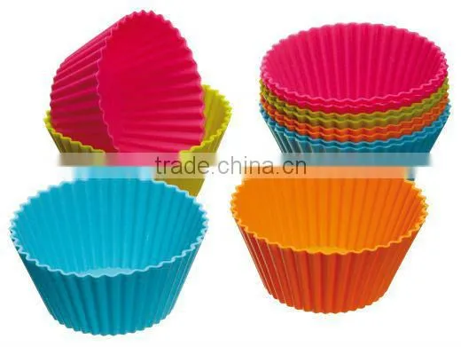 Silicone Square Cupcake Mold for Bakery