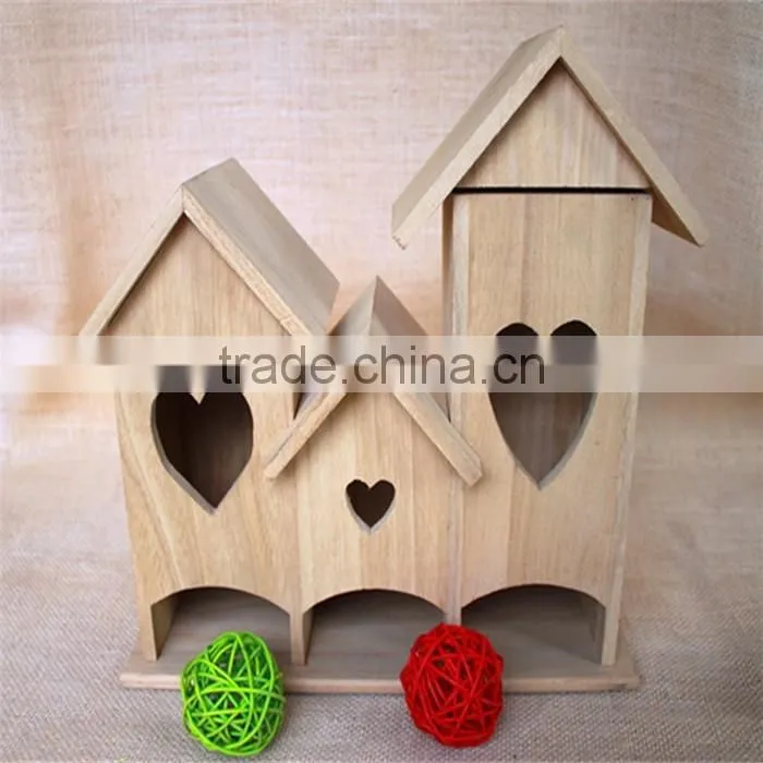 Wood cutting toys toy model houses low cost prefabricated wood houses wood toy wood house with heart wooden window