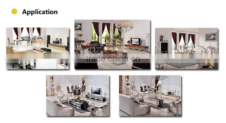 F346 2015 hot sale glass top modern stainless steel console table