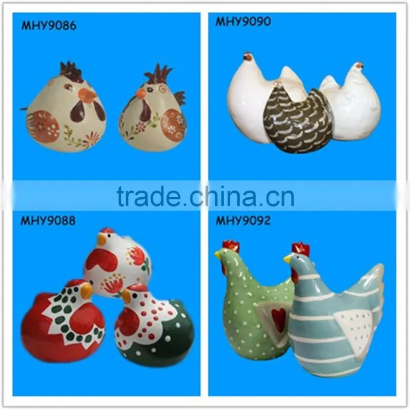 custom made wholesale ceramic hens for decoration