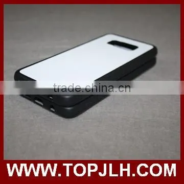 Soft silicone cover sublimation 2D cases for Samsung S8