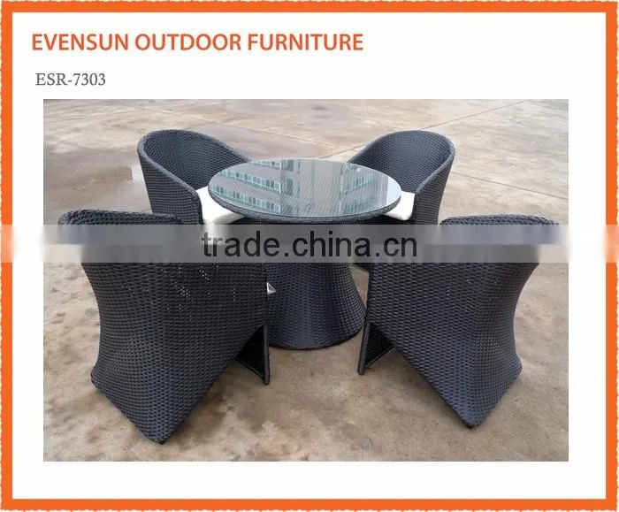 Outdoor Furniture General Use and Garden Set Specific Use rattan outdoor round table set