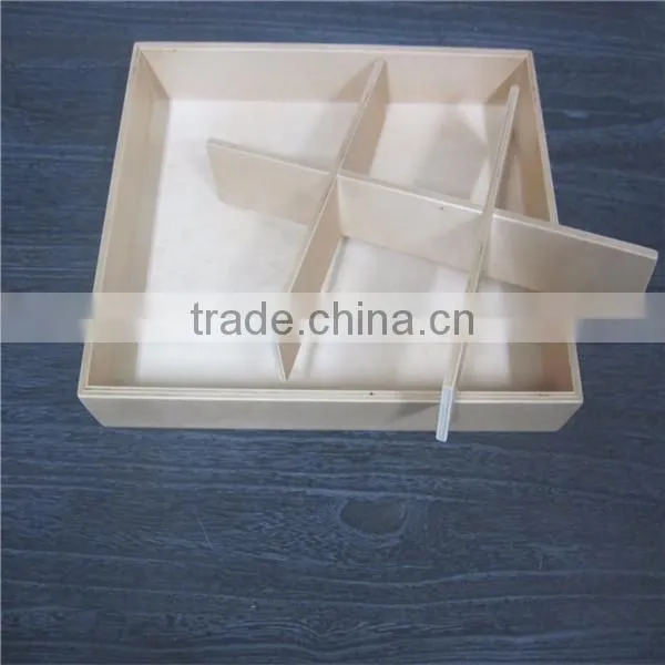 cheap unfinished hand painted wood tray