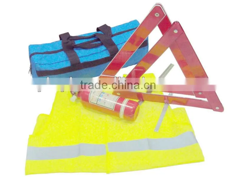 YYS12023 Two warning triangle car safety kit