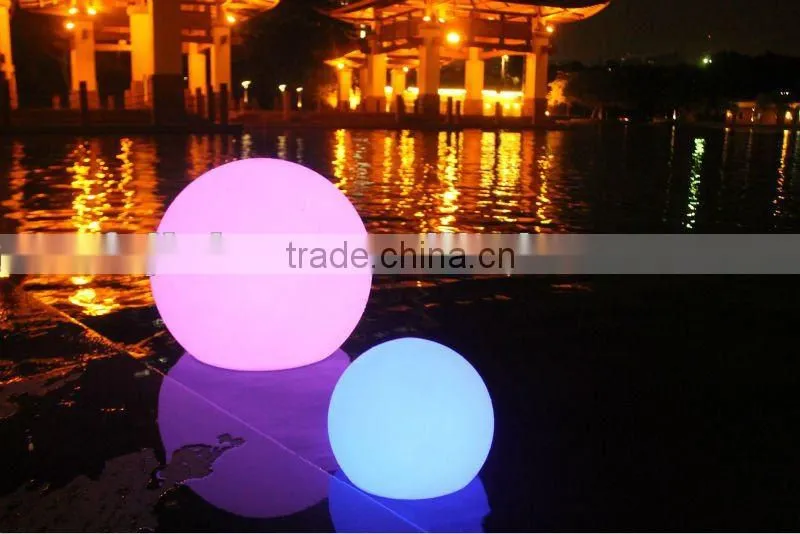 Rechargeable colorful waterproof garden pebble stone light EN003