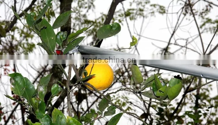 telescopic tree pole aluminum air pruner/fruit picking tool
