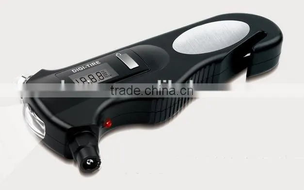 Promotional Portable Digital Tire Pressure Gauge with LED flashlight