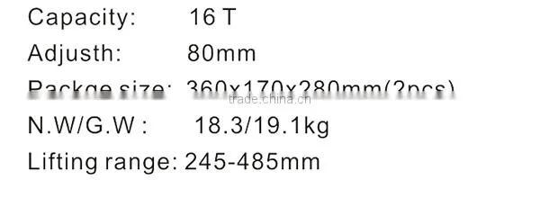 New Design Hydraulic Jack Repair---SFJ-010