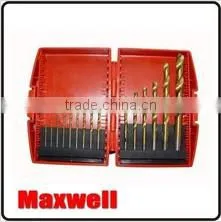 17pc Titanium Coated HSS Drill Set