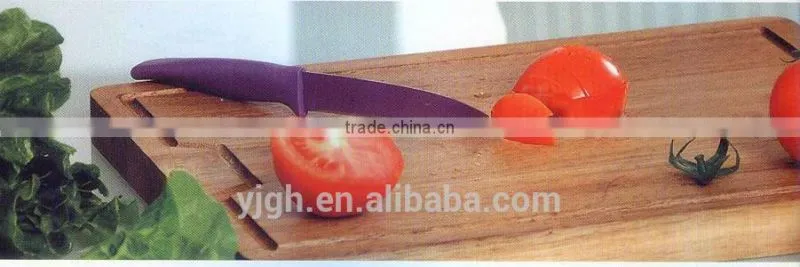 5pcs color plastic handle kitchen knife food preparation kitchenware tools