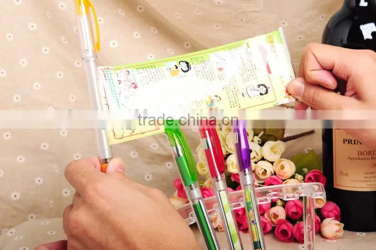Cheap Banner Pen/Promotional Gel Pen/Advertising Pull Out Banner Pen