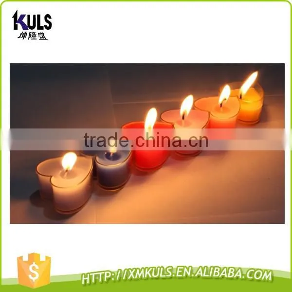1.8cm ~2.2cm height various shape plastic candle jars candle holders